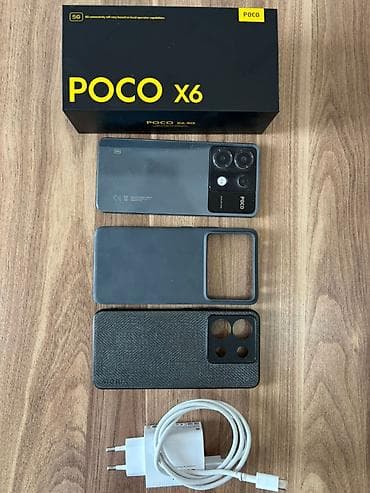 gt 710: Poco X6, 256 GB, rəng - Göy, Barmaq izi, Face ID — 1