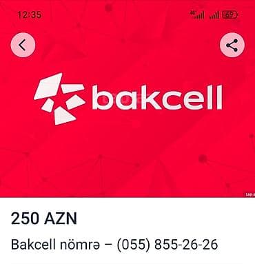 Nömrə: ( 055 ) ( 8552626 )