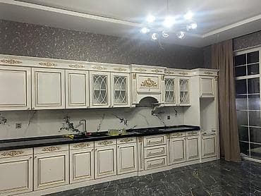 balaca ev: Hovuzlu müstəqil həyət evi - Memarlıq: Üç frontonu olan, fasadı — 3