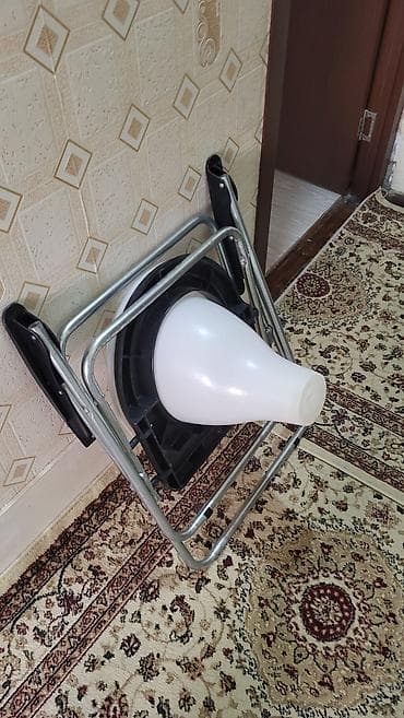 Daşınan komod kreslosu (tualet stulu) - Metal karkaslı, möhkəm və