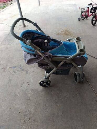 прогулочная коляска: Классическая прогулочная коляска, Б/у, Самовывоз — 2