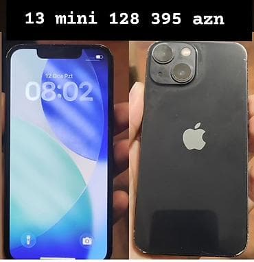 iphon 13 mini: IPhone 13 mini, 128 GB, Qara, Face ID — 1