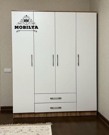 şifaner modelleri: Yeni, Açılan, 4 qapılı Düz dolab, Qarderob, paltar dolabı, Azərbaycan — 3