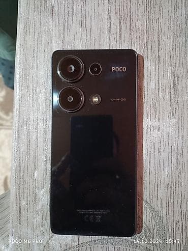 Video oyunlar və konsollar: Poco M6 Pro, 8 GB, rəng - Qara, Sensor, Barmaq izi, Face ID — 2