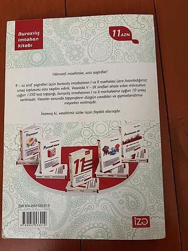 Azərbaycan dili Testlər 11-ci sinif, Güvən, 2-ci hissə, 2019 il — 8