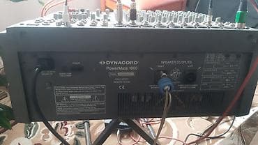 Звуковое оборудование: Dynacord PowerMate 1000 – gücləndiricisi inteqrə olunmuş peşəkar audio — 4