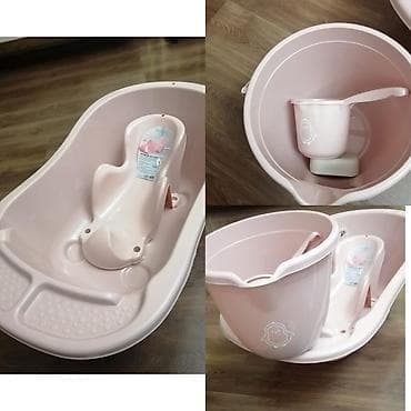 Uşaq vanna dəsti – pastel çəhrayı rəngdə Dəst tərkibi: - Ergonomik lalafo.az -da Uşaq vanna dəsti – pastel çəhrayı rəngdə Dəst tərkibi: - Ergonomik