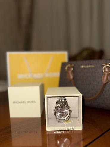 Qol saatları və aksesuarlar: Qol saatı, Michael Kors, rəng - Gümüşü — 4