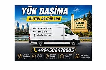 12 metrlik konteyner: Rayonlara yükdaşıma xidməti - Mercedes-Benz Sprinter tipli iri — 1