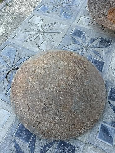 manqal sac: Dəmir sac qazanda (qazan-sahanda) – böyük ölçülü, dairəvi, qalın — 2