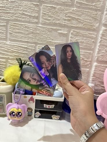 İdman və hobbi: BLACKPINK Jisoo fotokart seti - Set: 3 ədəd fotokart Kargoyla bir — 1