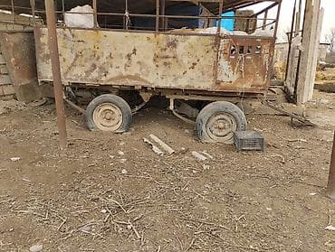 min traktor: Ferma və təsərrüfat işləri üçün qoşqu (ikioxlu) - Konstruksiya — 1