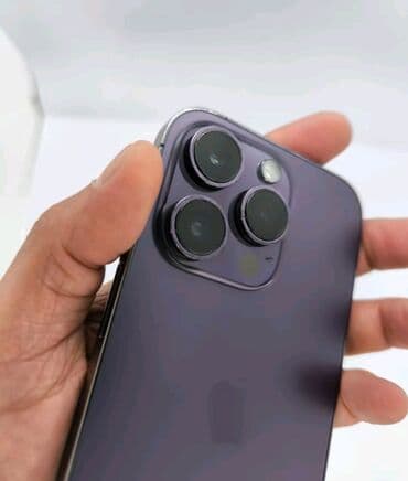 ıphone 14 pro: IPhone 14 Pro, Deep Purple, Simsiz şarj — 1