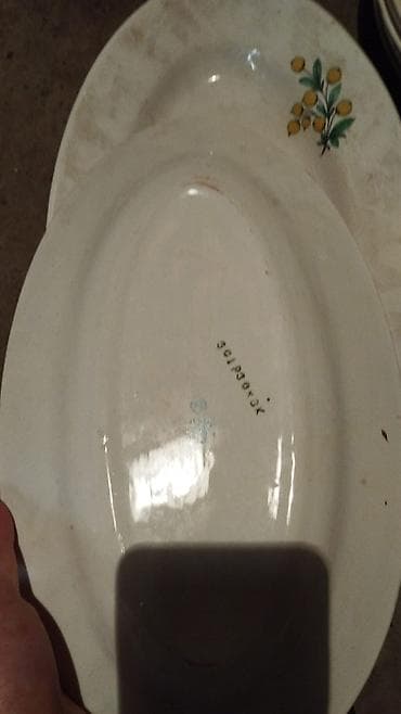 masa usdu kapter: Boşqablar, 1 əd, rəng - Ağ, Keramika — 2