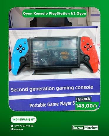 Portable Game Player 5 – ikinci nəsil daşınan oyun konsolu - Ekranlı