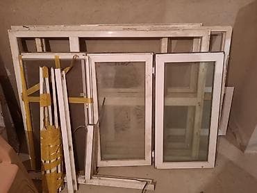 İşlənmiş İkiqat şüşə paketi Plastik pəncərə, Еni: 1 sm, Uzunluğu: 120 sm, Ödənişli quraşdırma