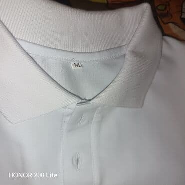 qadin pencekleri: Polo köynək, M, rəng - Ağ — 3