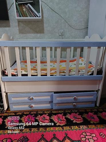 Oğlan və qız üçün, Dördbucaq, Beşik, Dəst ilə, Matrassız, Yellənmə mexanizmsiz