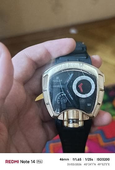 Аксессуары: Наручные часы, Hublot, цвет - Золотой — 5