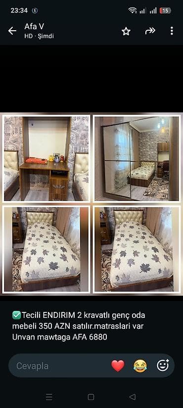 ✅Tecili ENDIRIM 2 kravatlı genç oda mebeli 350 AZN satılır.matraslari lalafo.az -da ✅Tecili ENDIRIM 2 kravatlı genç oda mebeli 350 AZN satılır.matraslari