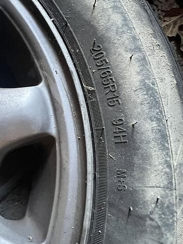şin və disk: İşlənmiş Disk təkər Mercedes-Benz 205 / 65 / R 15, 5 Boltlu — 2