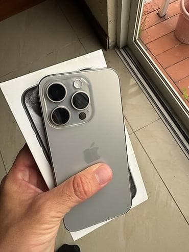 IPhone 15 Pro, 128 ГБ, Natural Titanium, Гарантия, С документами — 1