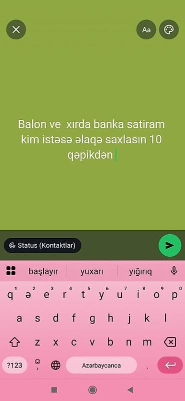 vakum banka: Məhsul: Balon və xırda şüşə bankalar Təsvir: - Müxtəlif ölçülərdə — 1