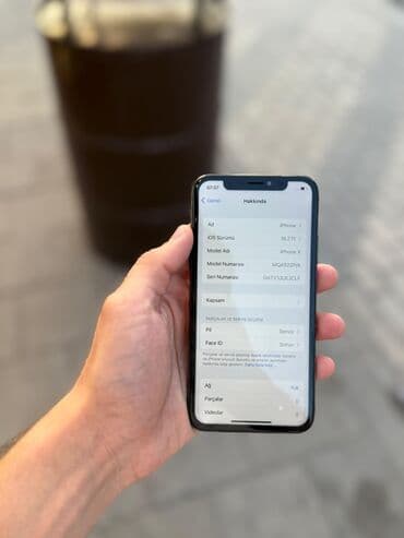 iphone x ikinci əl: IPhone X, Qara, Face ID — 4