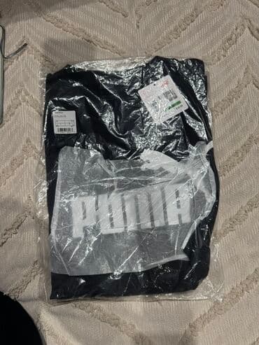 женские свитшоты с принтом: PUMA kişi svitşortu – klassik loqo dizaynı - Brend: PUMA - Model: Ön — 5