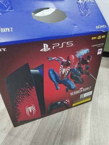 детская футболка с человеком пауком: PlayStation 5 Spiderman edition bir pult ve diski var. 1 həftə — 1
