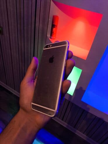 tel halva: IPhone 6, Gümüşü, Qırıq — 10