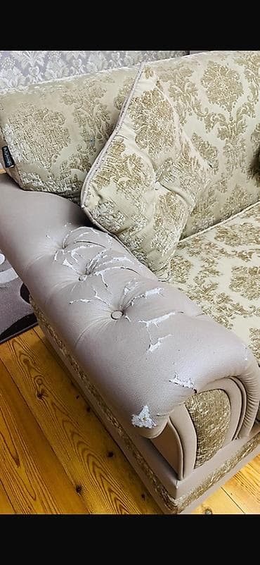 divan: Künc divan dəsti – klassik üslub - Modell: L formalı künc divan — 2