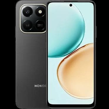 Honor X7d, 256 GB, rəng - Qara, Barmaq izi