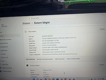 iped pro m2: MSI Modern 14 B11MO noutbuku Texniki göstəricilər: - Prosessor: 11-ci — 1