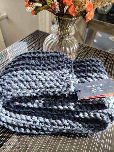 Свадебные платья и аксессуары: Kişi üçün şarf. Roberto. Boz mavi rəng, uzundur — 5