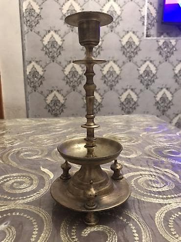 Şamdanlar: Misin şamdan – dekorativ klassik üslub ( QEDİMİ ) Endirimle razılaşma — 1