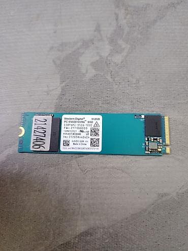 note 10 1: Daxili SSD disk Western Digital (WD), 512 GB, M.2 — 2