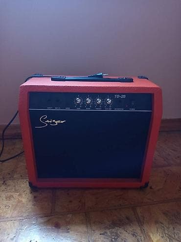 gitara akkordlari: Elektro vitara üçün səs gücləndirilməsi satılır TG-25. Çox az istifadə — 3