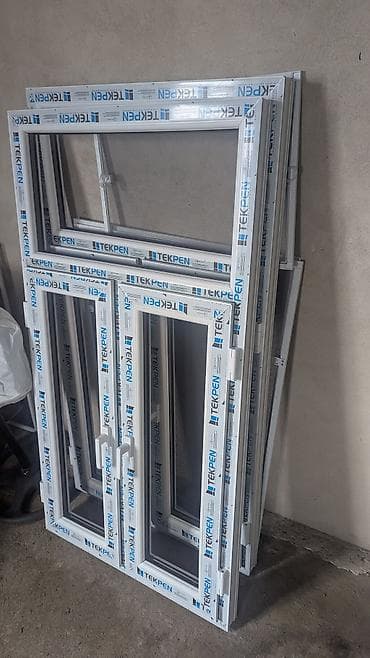 laminant parket: Yeni İkiqat şüşə paketi Plastik pəncərə, Еni: 85 sm, Uzunluğu: 157 sm — 1