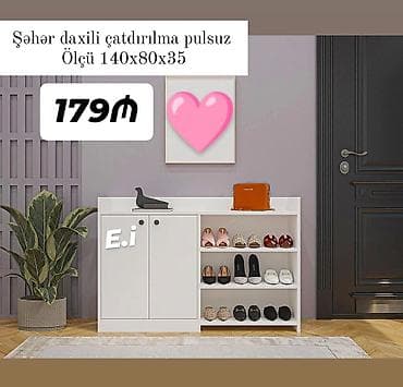 Mebel növü: Ayaqqabı dolabı Ölçü: 140x80x35 sm Rəng: Ağ lalafo.az -da Mebel növü: Ayaqqabı dolabı Ölçü: 140x80x35 sm Rəng: Ağ