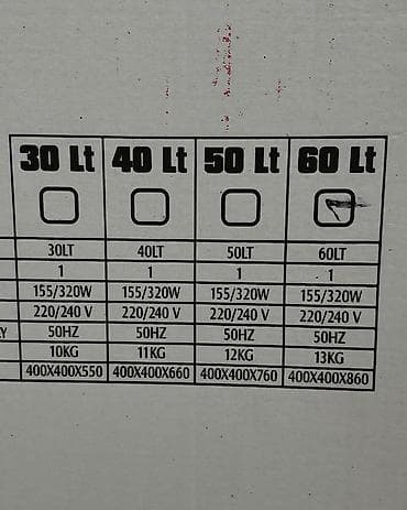 60 l, Türkiyə, Nağd ödəniş, Yeni — 9