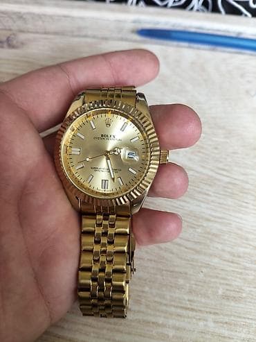 İşlənmiş, Qol saatı, Rolex, rəng - Qızılı
