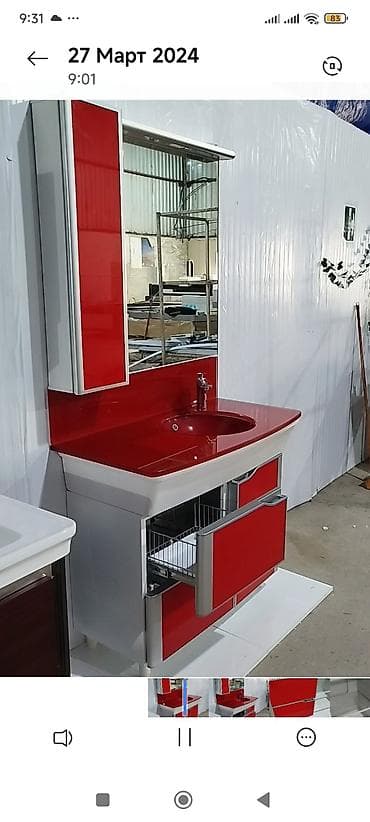 eyvan dolabı: Evinizin hamam otağına rəng qatacaq, yüksək keyfiyyətli mebel dəsti — 3