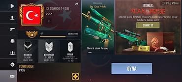 qizil alan: Oyun hesabı – Standoff 2 Ümumi: - Profil səviyyəsi: 58 - ID — 1