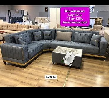 Yeni, Künc divan, Qonaq otağı üçün, Açılmayan