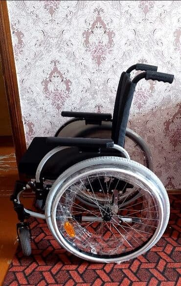 инвалидная коляска отдам даром: Əlil arabası (çöl üçün). Yenidir, ortopedikdir, istifadə olunmayıb — 3