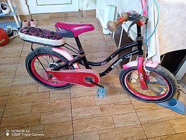 24 velosiped: İki təkərli Uşaq velosipedi 16", sürətlərin sayı: 1 — 6