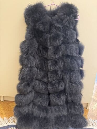 женские штаны на меху: Жилет, цвет - Серый — 5