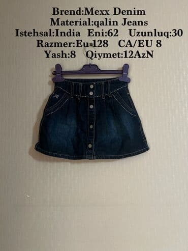 30 razmer: Ətək, 7 - 8 yaş, Mexx — 1