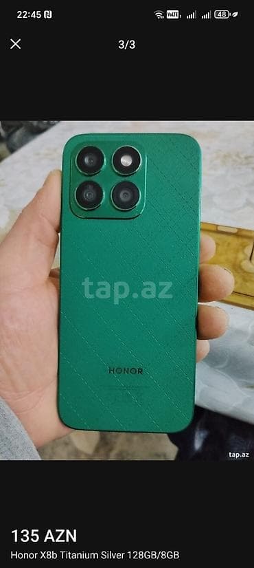 128 gb telefonlar: Honor X8b, 128 GB, rəng - Gümüşü — 2